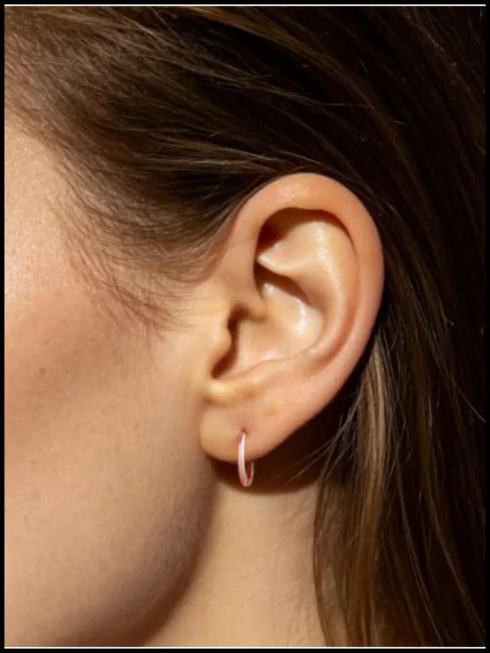 Hypoallergenic Sterling Silver Small Hoop Earrings for Women, 6 Sizes 8-20mm,